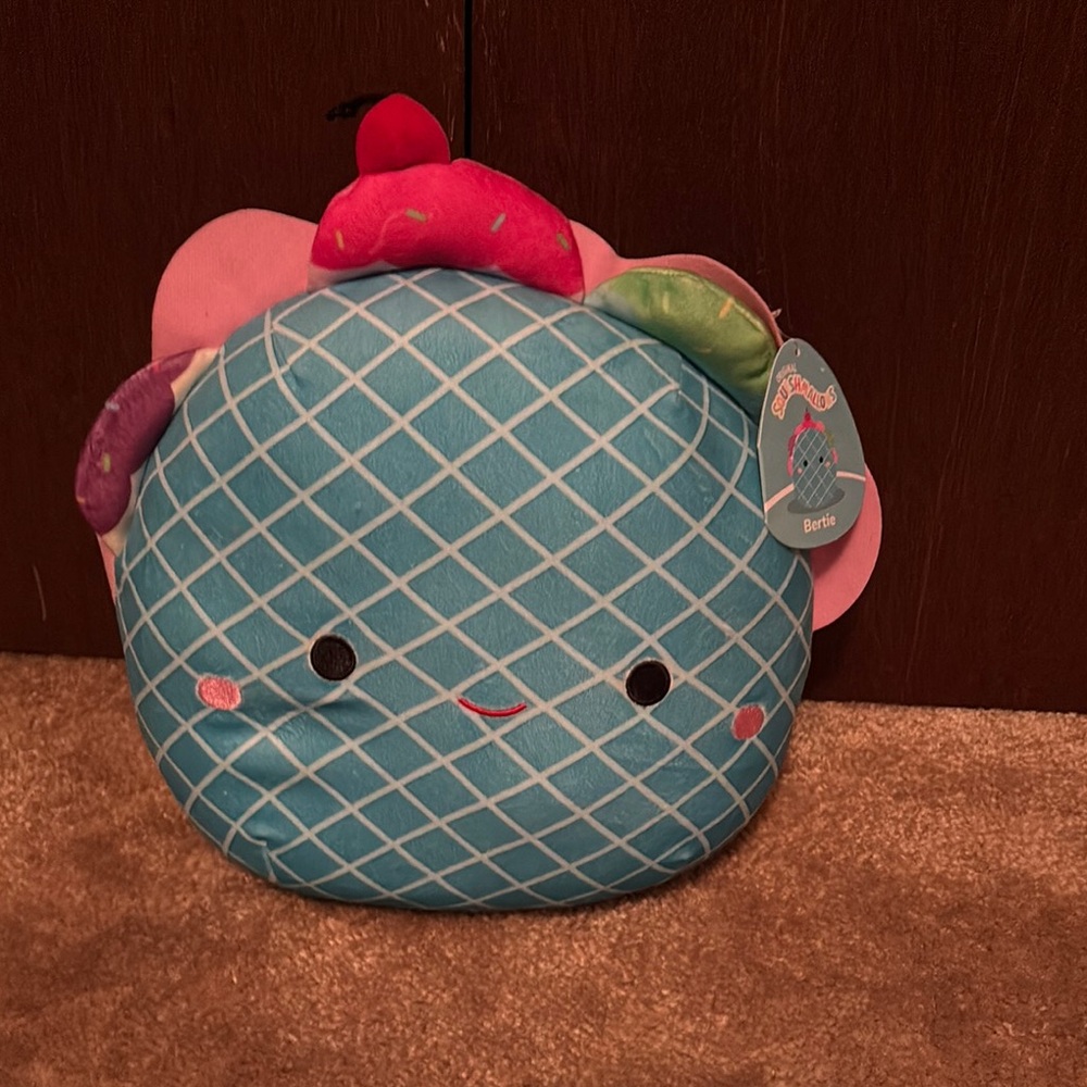 Squishmallow Bertie Ice Cream Plush